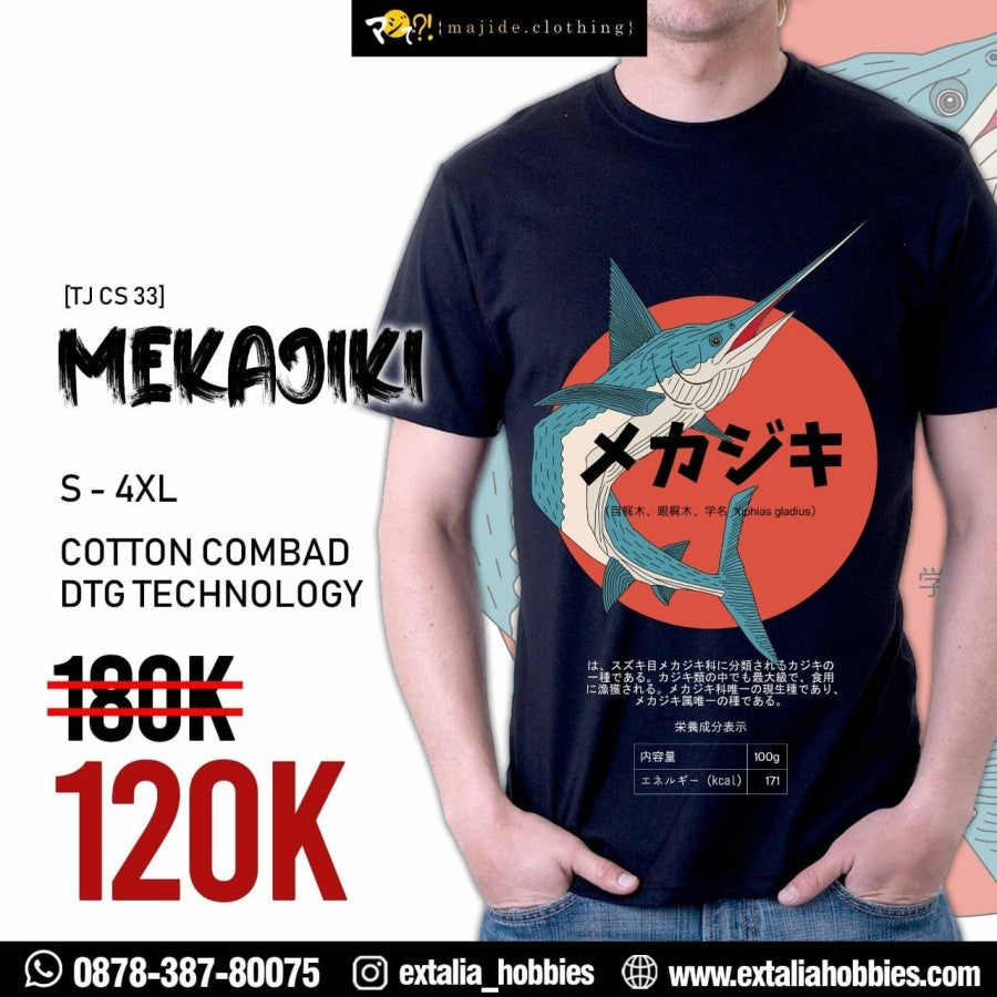 MAJIDE KAOS T-SHIRT JEPANG PREMIUM LIMITED EDITION - MEKAJIKI (BLACK / WHITE) MAJIDE KAOS T-SHIRT JEPANG PREMIUM LIMITED EDITION - MEKAJIKI (BLACK / WHITE)
